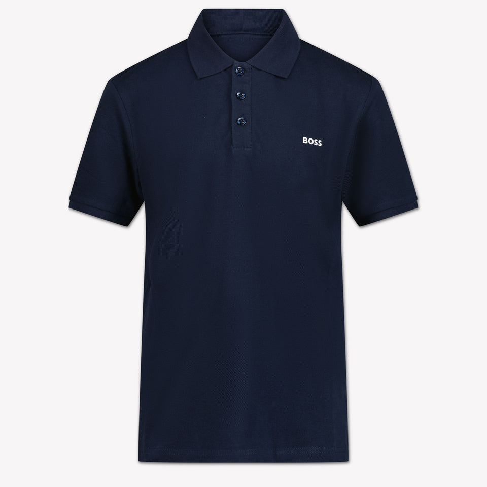 Boss Kids Boys Polo in Navy