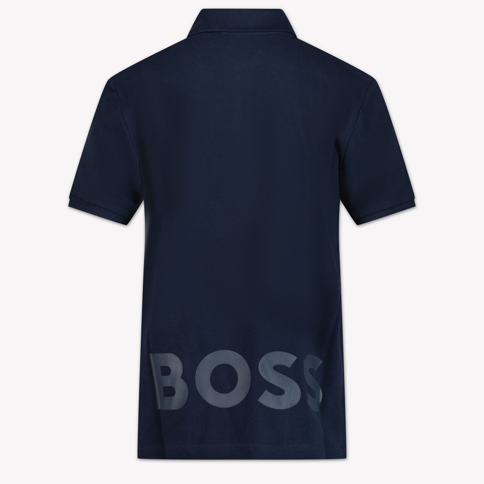 Boss Kinder Jongens Polo In Navy