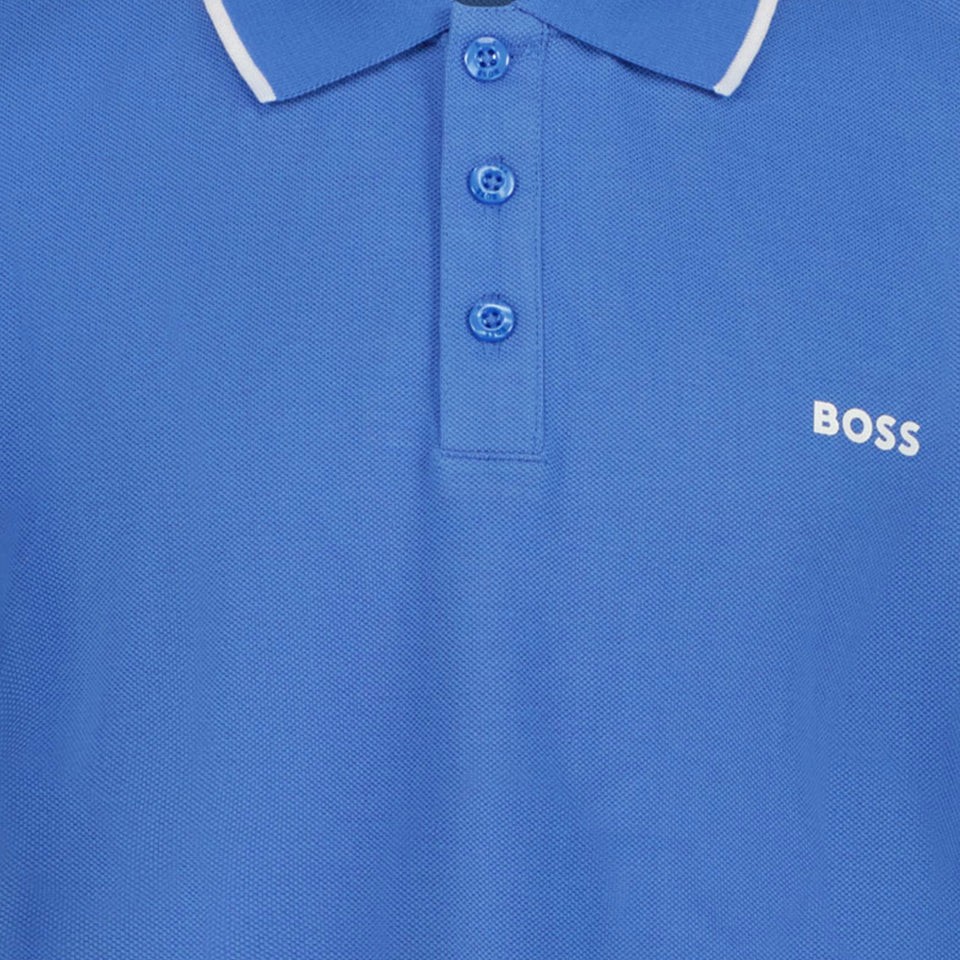 Boss Kids Boys Polo in Blue