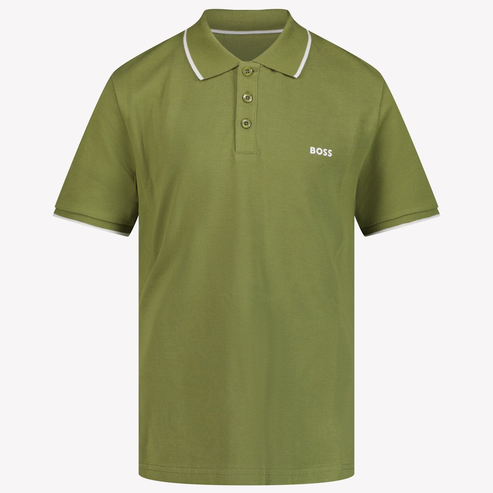 Boss Kids Boys Polo in Olive Green