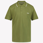 Boss Kids Boys Polo in Olive Green