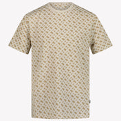 Boss Kids Boys in T-Shirt Beige