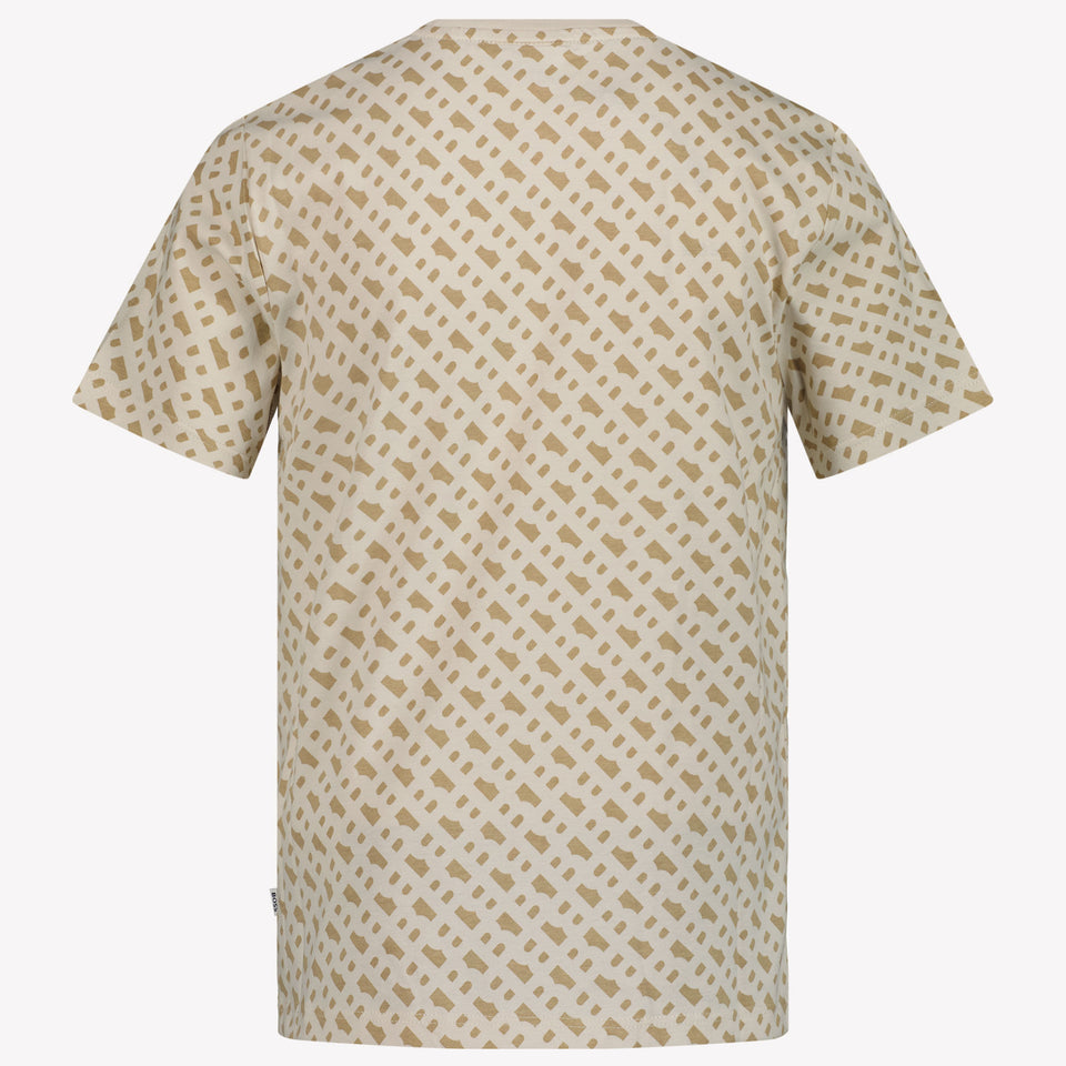 Boss Kids Boys in T-Shirt Beige