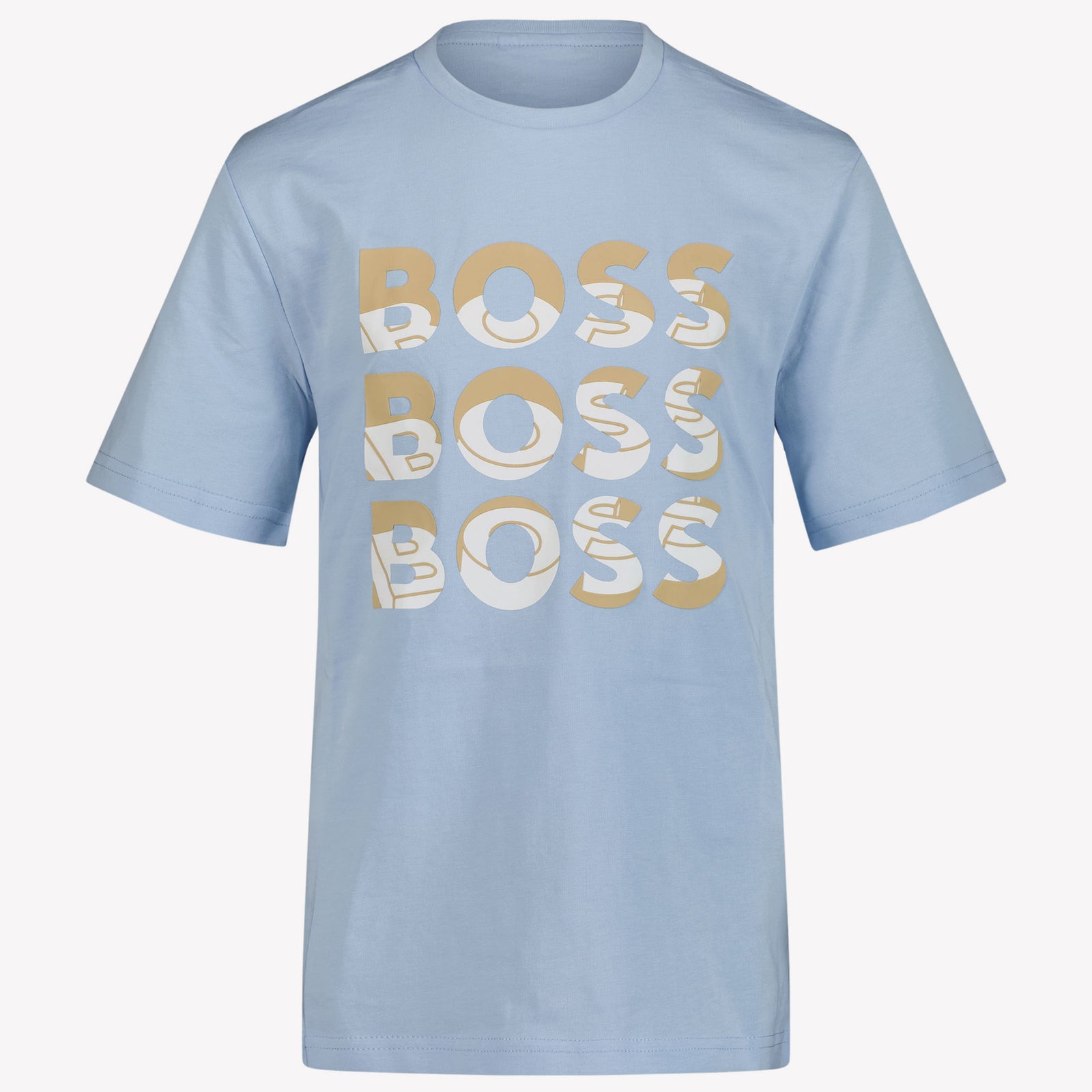 Boss Kids Boys in T-Shirt Light Blue