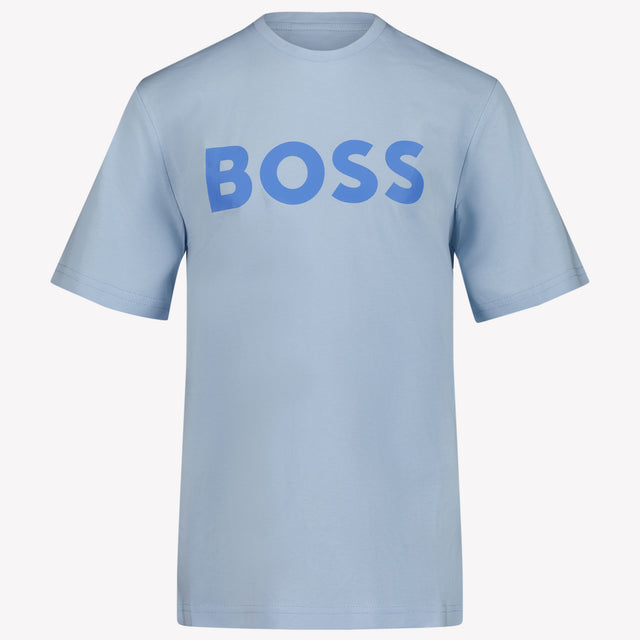 Boss Kids Boys in T-Shirt Light Blue