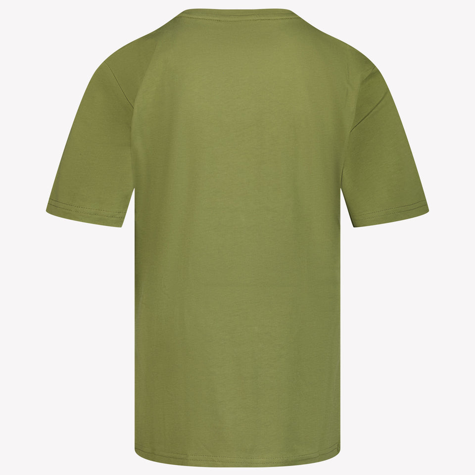 Boss Kids Boys in T-Shirt Olive Green