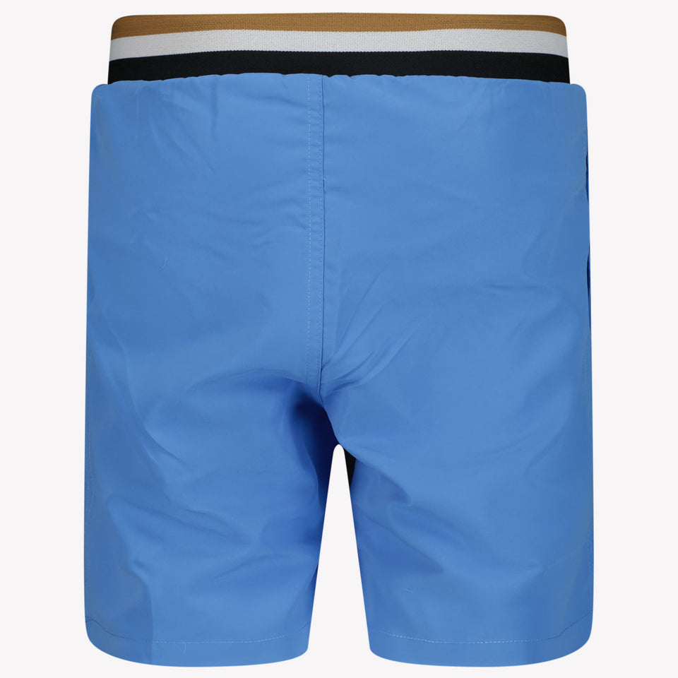 Boss Kids Boys Swimwear In Blue