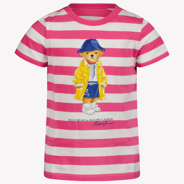 Ralph Lauren Kids Girls in T-Shirt Fuchsia