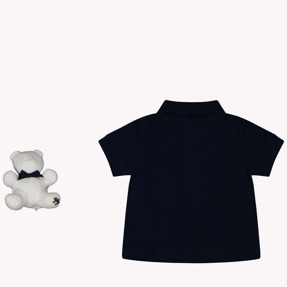 Ralph Lauren Baby Boys Playsuit In Navy