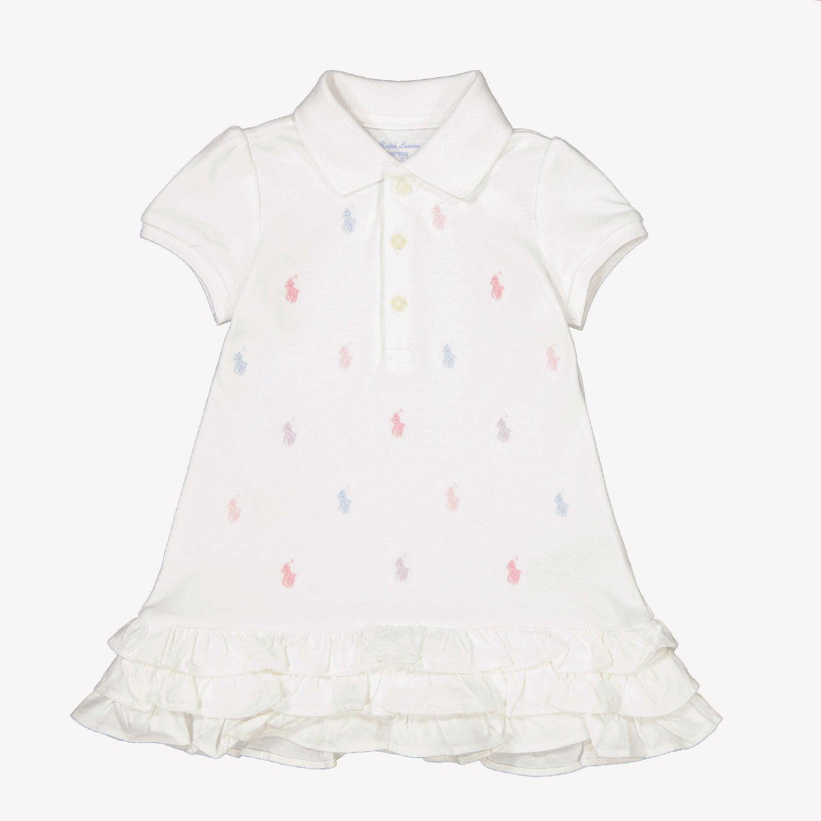 Ralph Lauren Baby Girls Dress In White