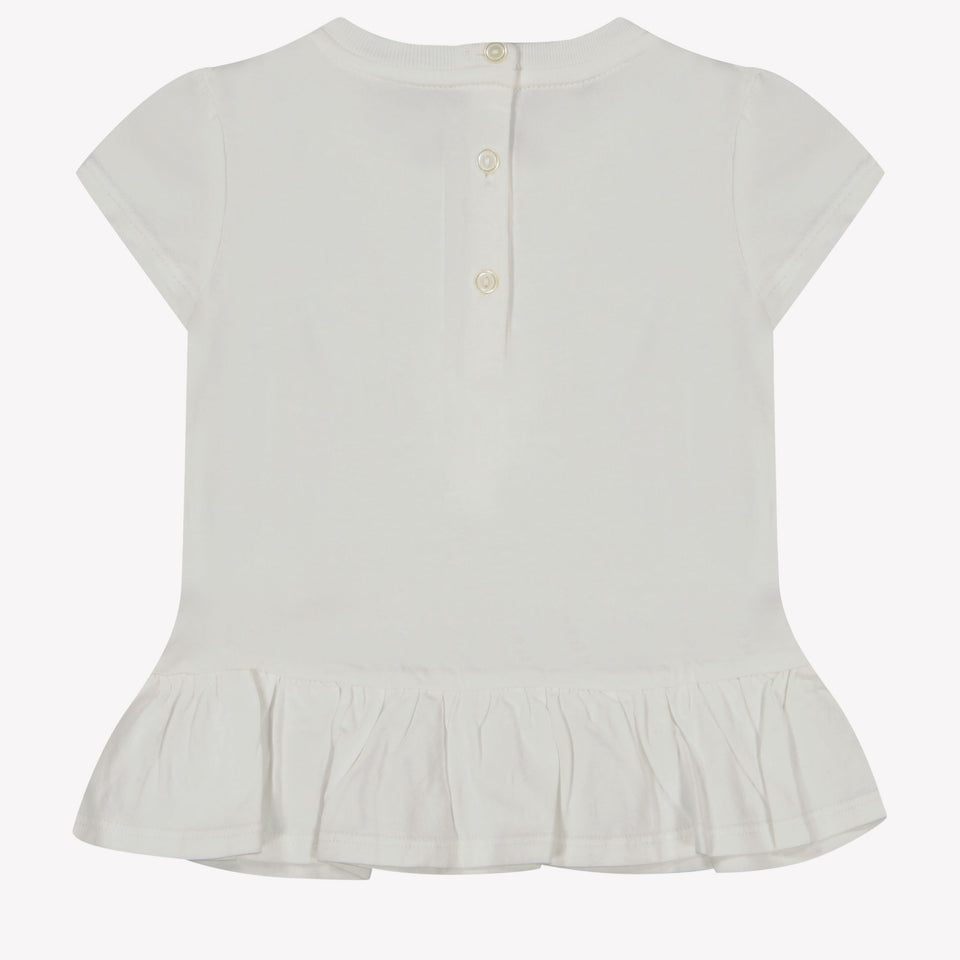 Ralph Lauren Baby Meisjes T-Shirt In Wit