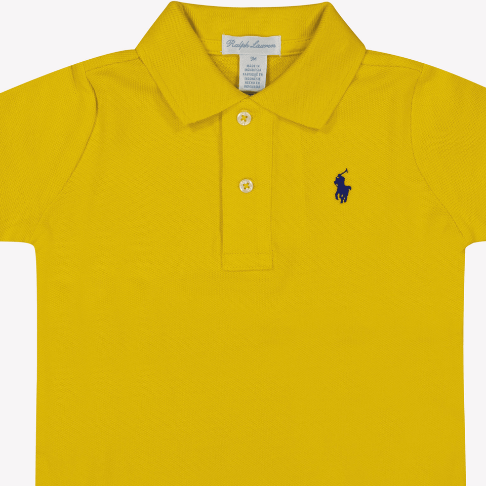 Ralph Lauren Baby Jongens Polo In Geel