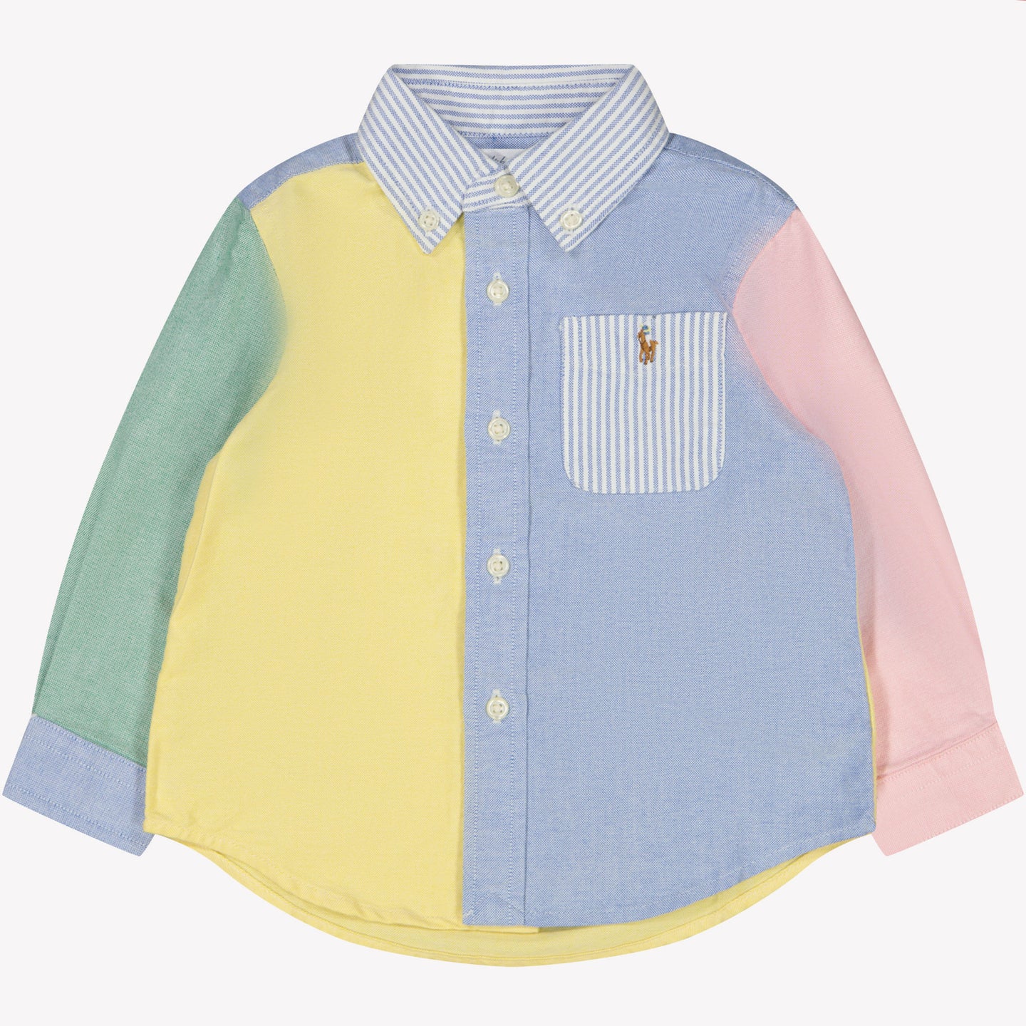 Ralph Lauren Baby Jongens Blouse In Licht Blauw