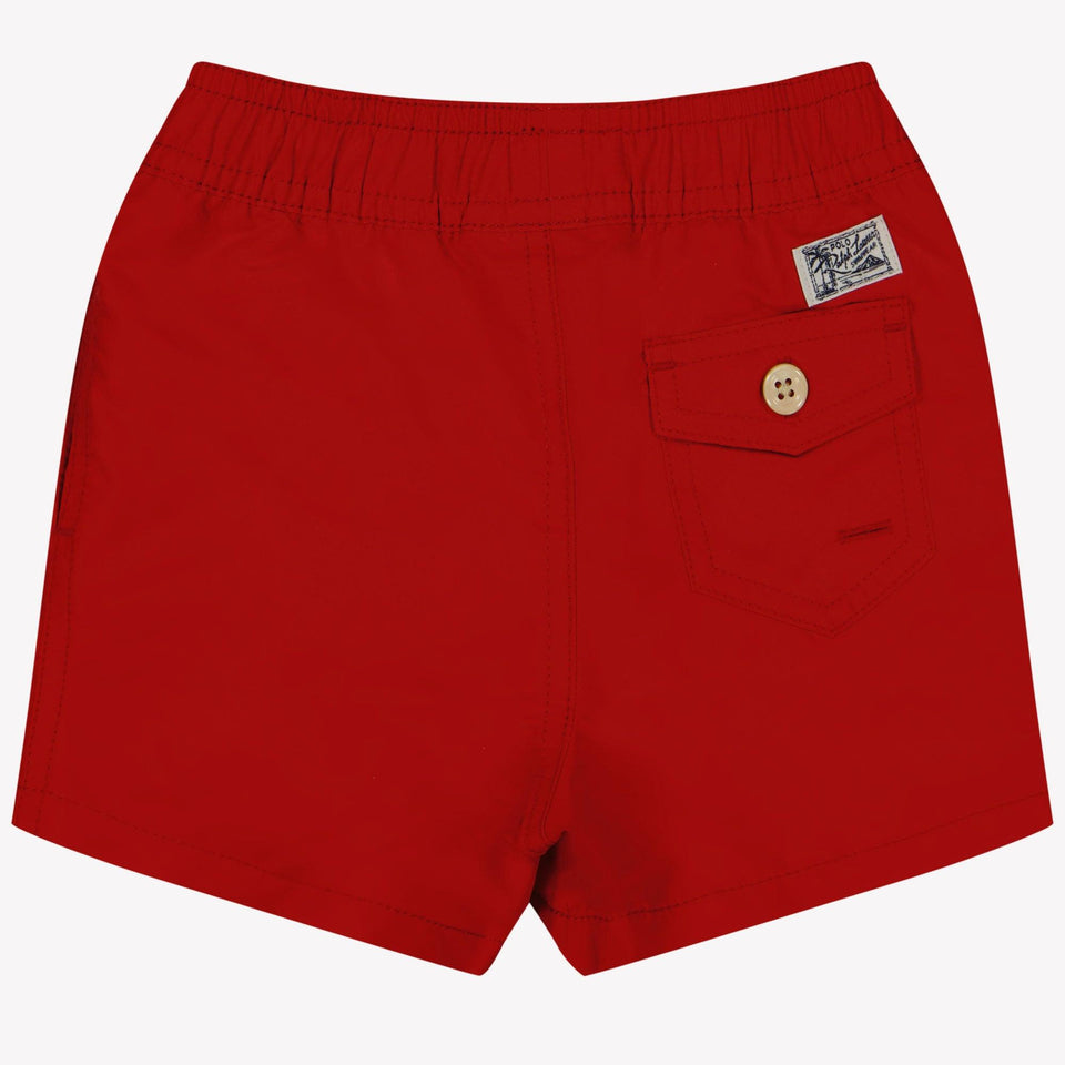 Ralph Lauren Baby Boys Swimwear In Red