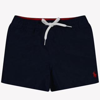 Ralph Lauren Baby Boys Swimwear In Navy