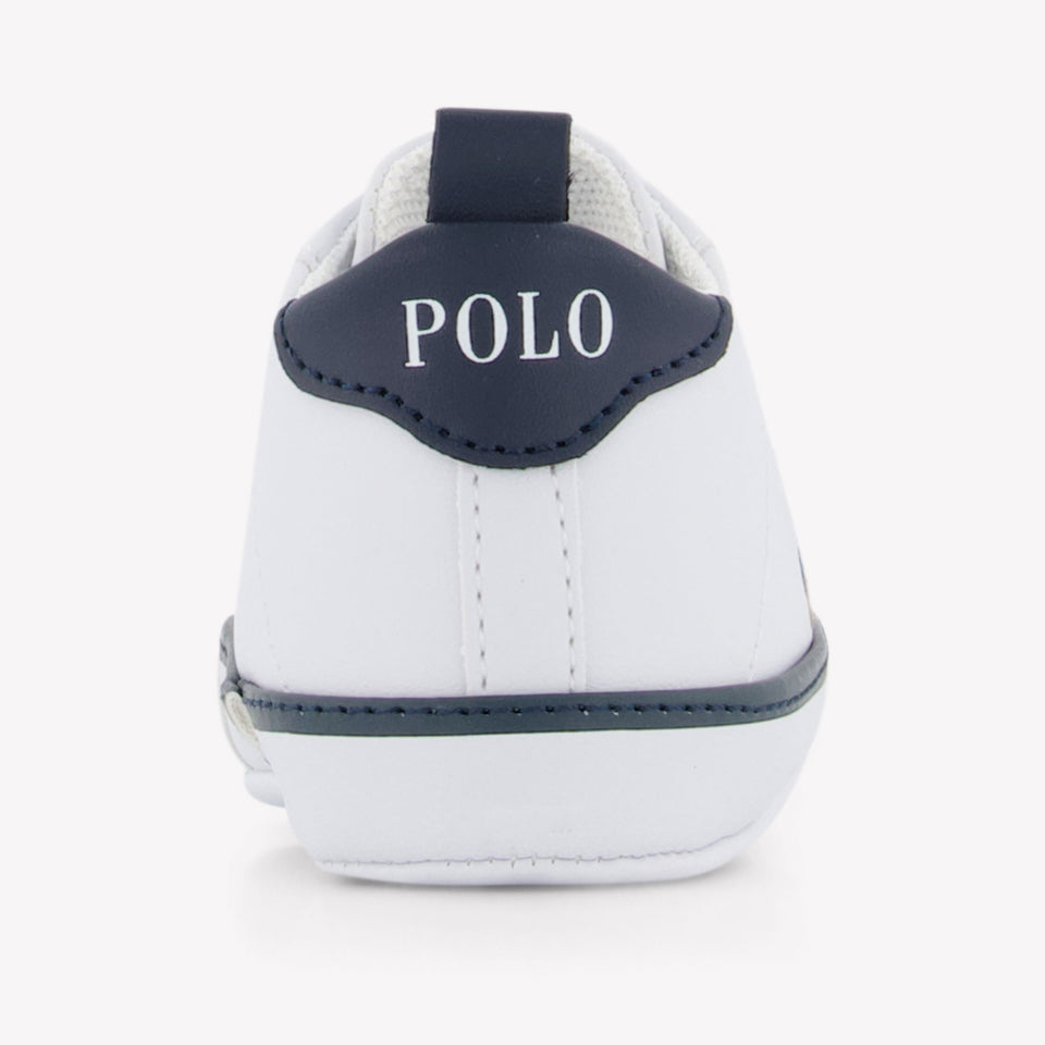 Ralph Lauren QUILTON BEAR Baby Jongens Sneakers In Wit