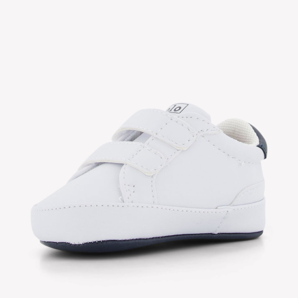 Ralph Lauren HERITAGE COURT Baby Jongens Sneakers In Wit