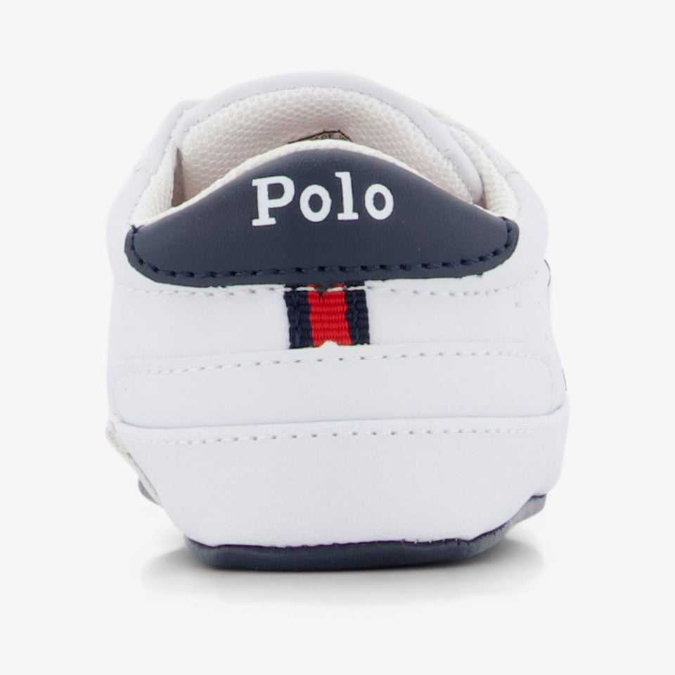 Ralph Lauren HERITAGE COURT Baby Jongens Sneakers In Wit