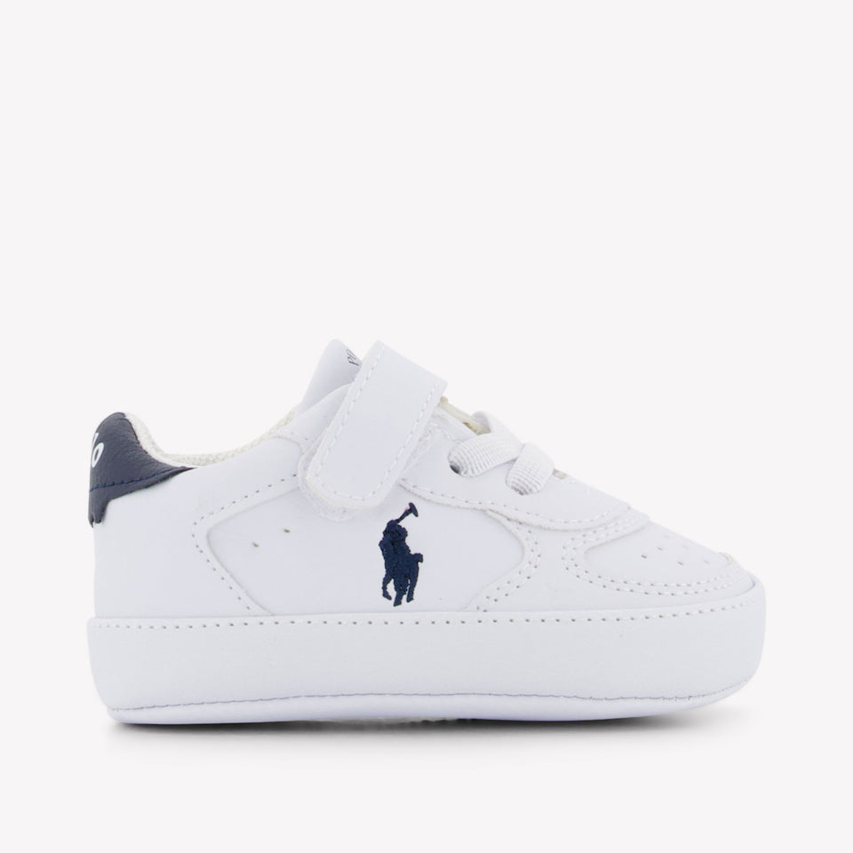 Ralph Lauren MASTERS COURT Baby Jongens Sneakers In Wit