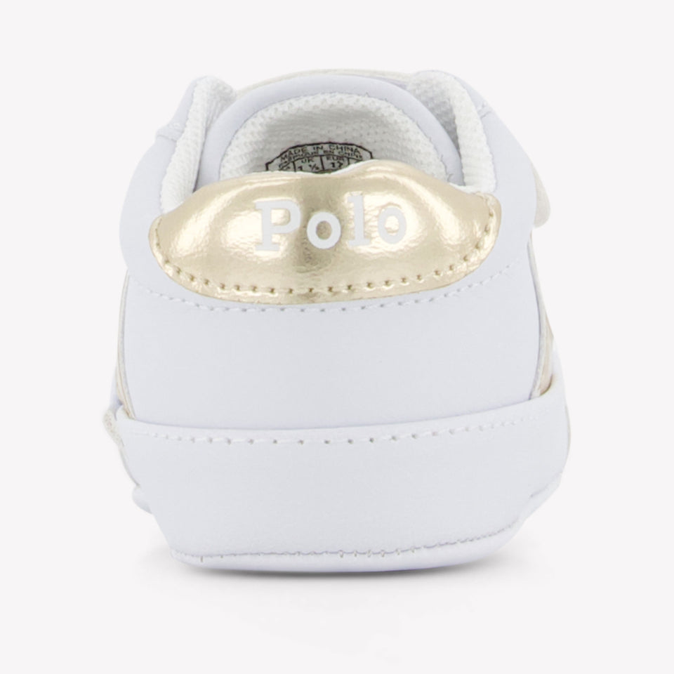 Ralph Lauren RYLEY PS Baby Meisjes Sneakers In Wit