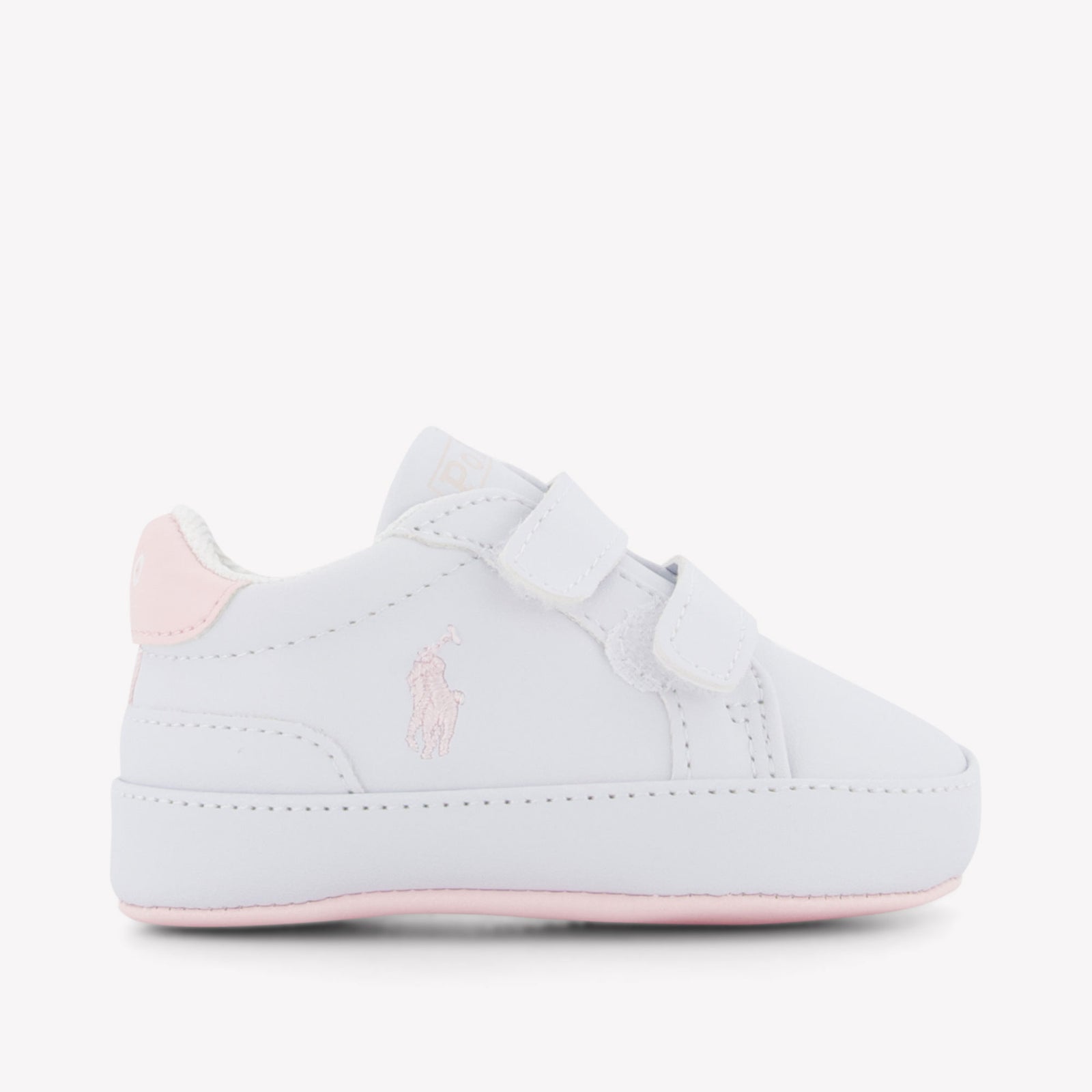 Ralph Lauren Heritage Court Baby Girls Sneakers in White