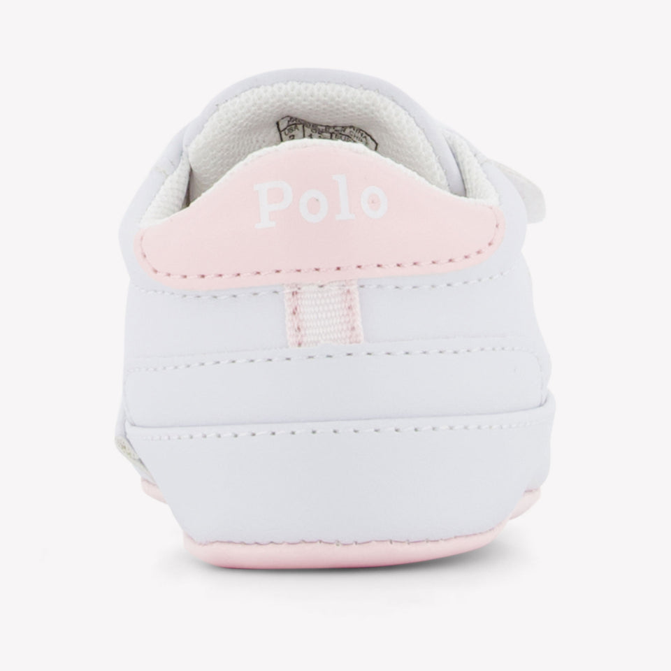 Ralph Lauren HERITAGE COURT Baby Meisjes Sneakers In Wit