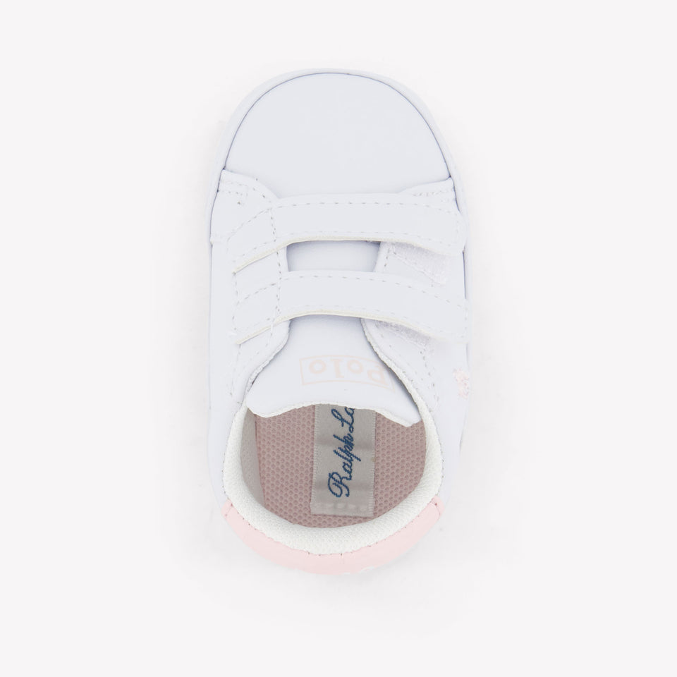 Ralph Lauren HERITAGE COURT Baby Meisjes Sneakers In Wit