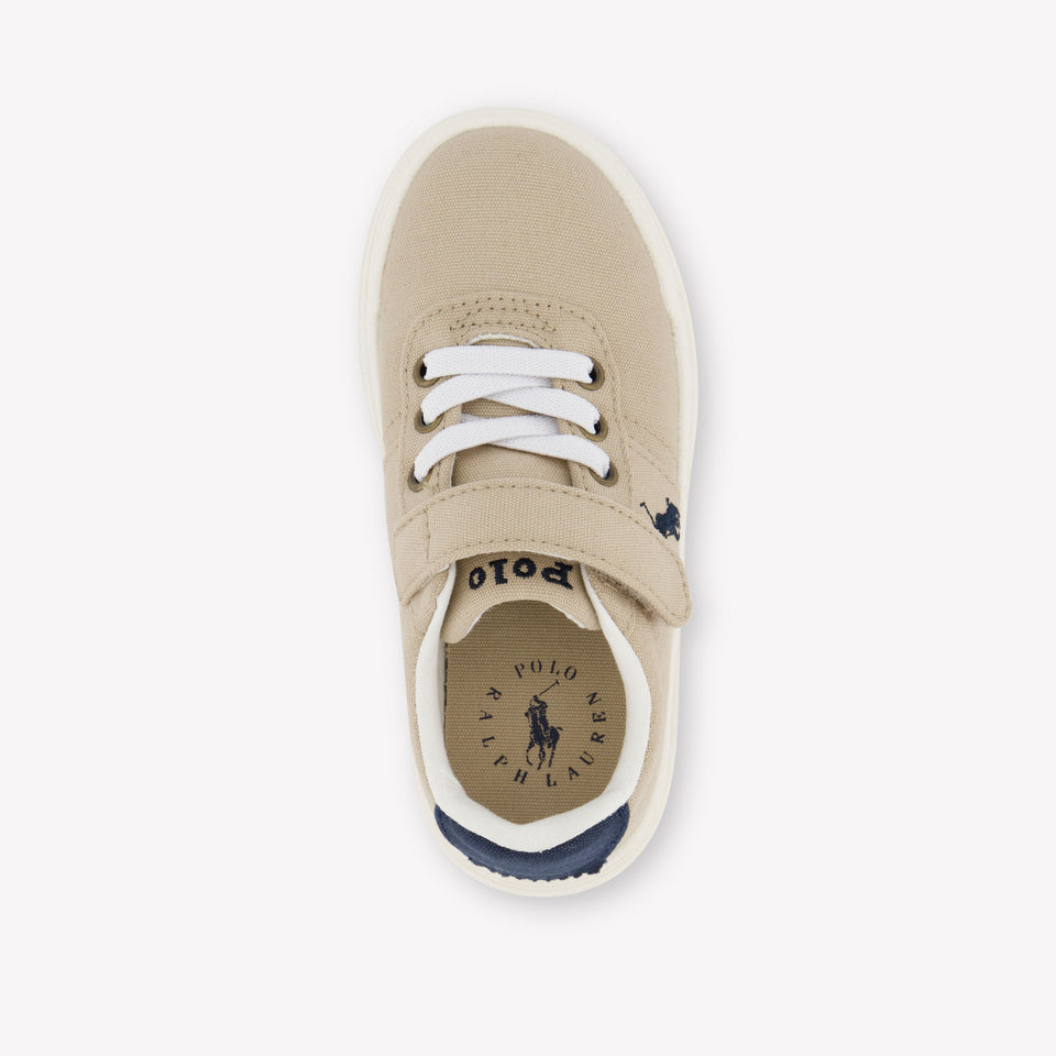 Ralph Lauren FRAZIER CASUAL PS Jongens Sneakers In Beige