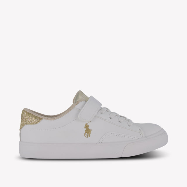 Ralph Lauren Theron IV PS Girls Sneakers in White