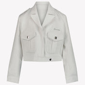 Givenchy Kids Girls Jacket in White