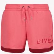 Givenchy Kids Girls Shorts In Fuchsia