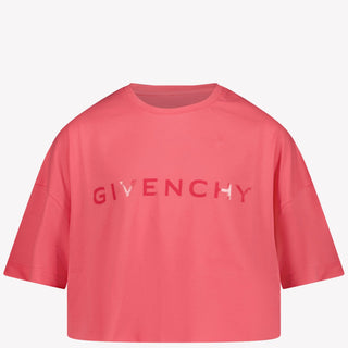 Givenchy Kinder Meisjes T-Shirt In Fuchsia