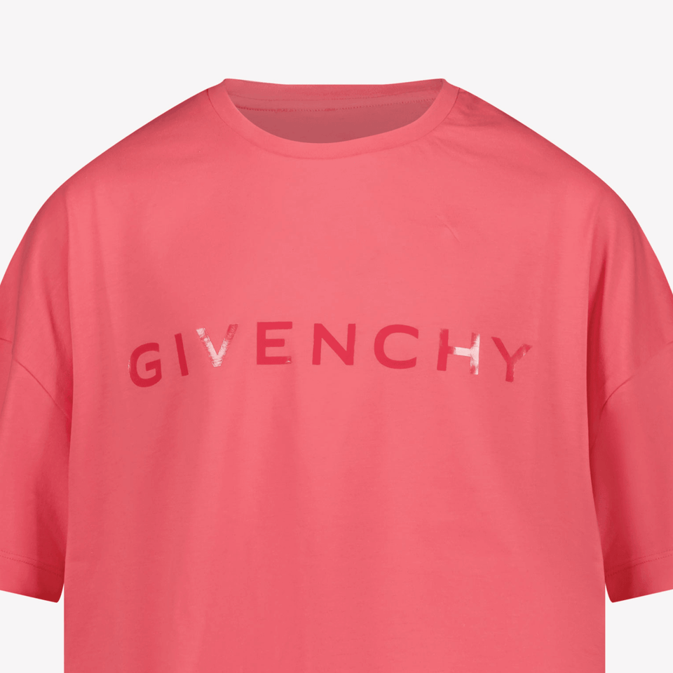 Givenchy Kids Girls in T-Shirt Fuchsia