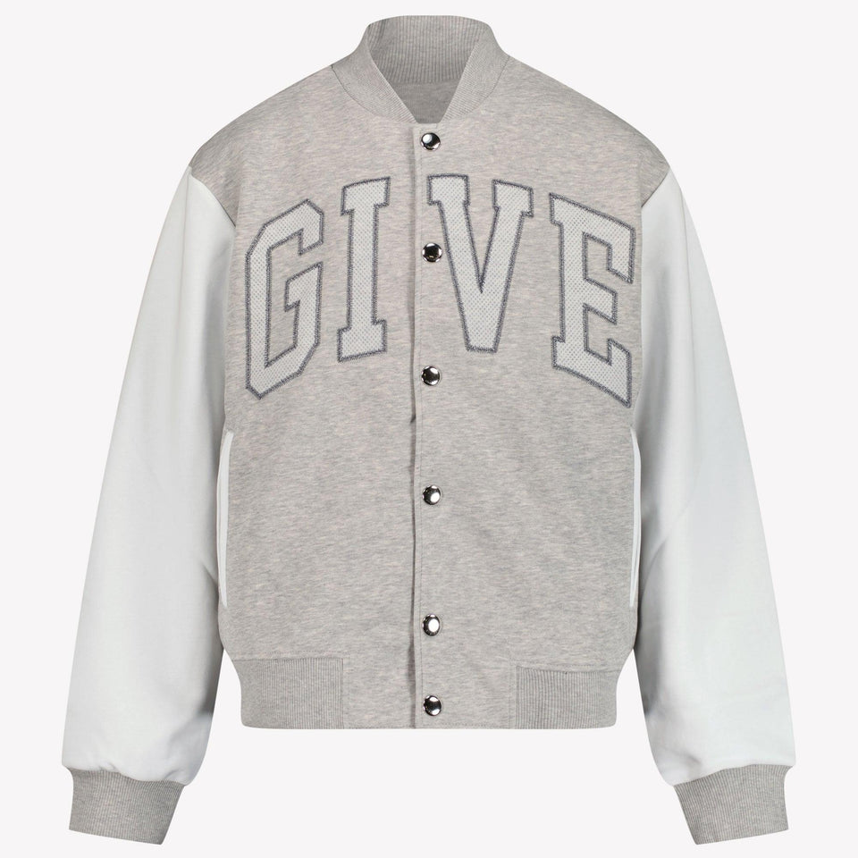 Givenchy Kids Boys Cardigan in Light Gray