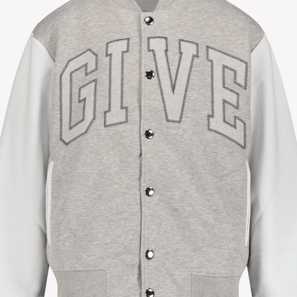 Givenchy Kids Boys Cardigan in Light Gray