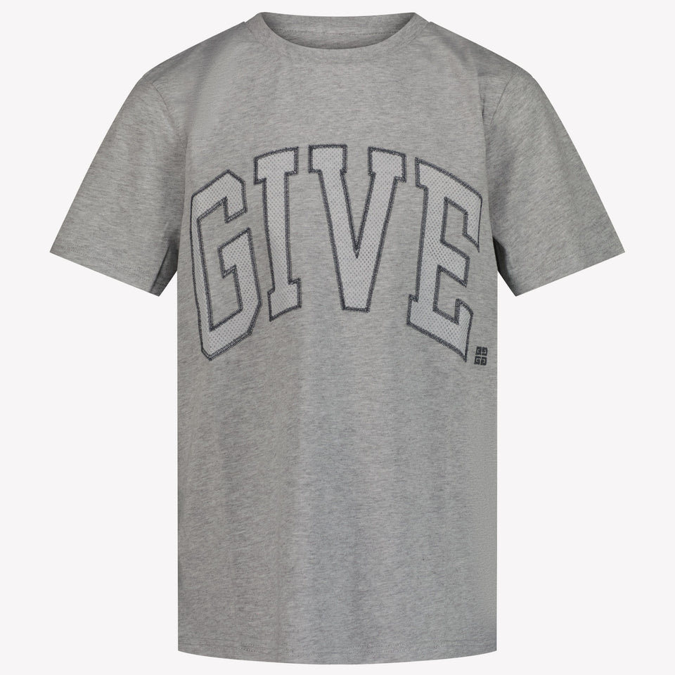 Givenchy Kids Boys in T-Shirt Light Gray