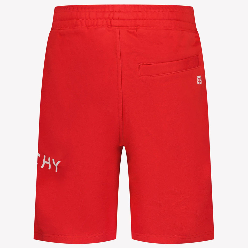 Givenchy Kids Boys Shorts In Red