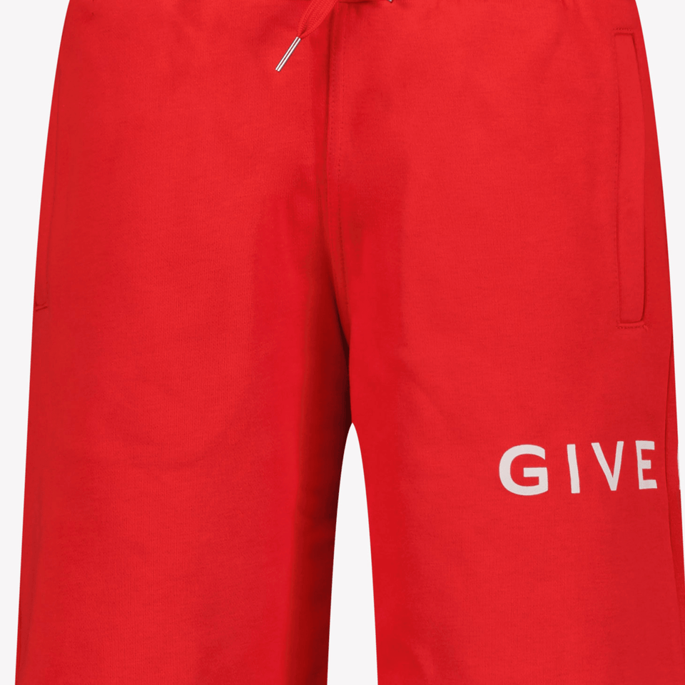 Givenchy Kids Boys Shorts In Red