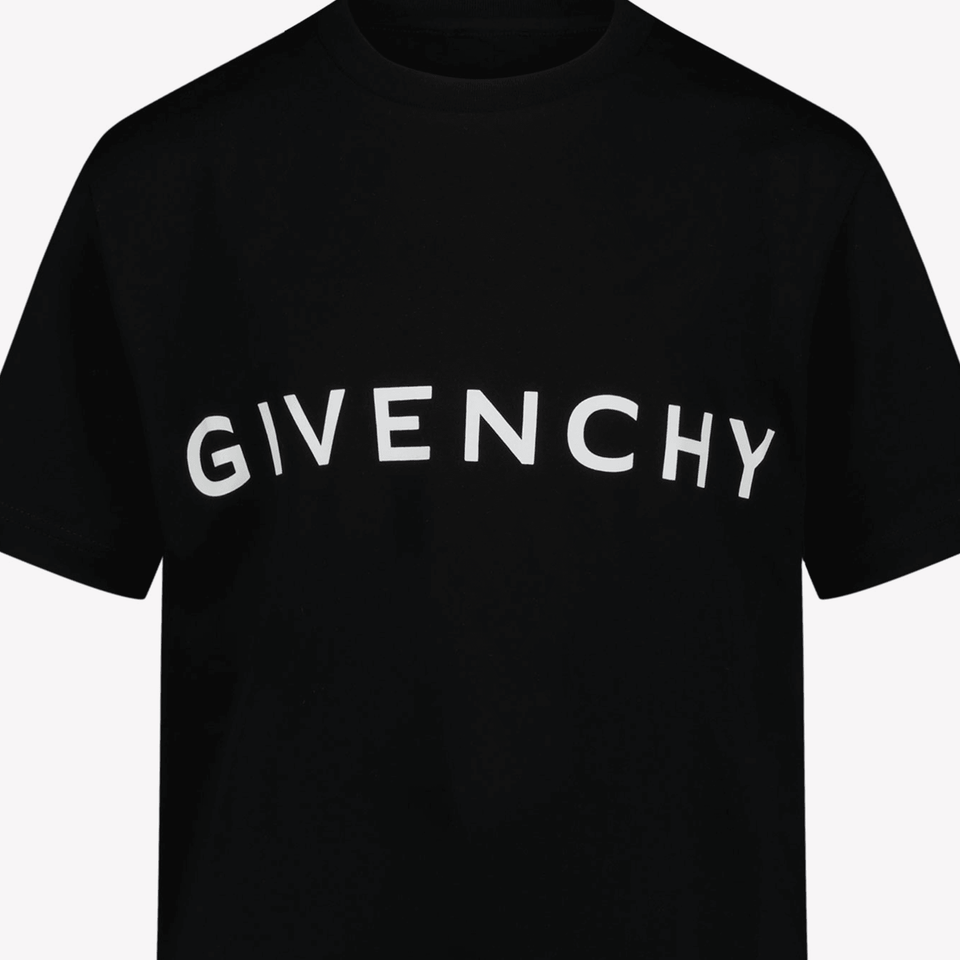 Givenchy Kinder Jongens T-Shirt In Zwart