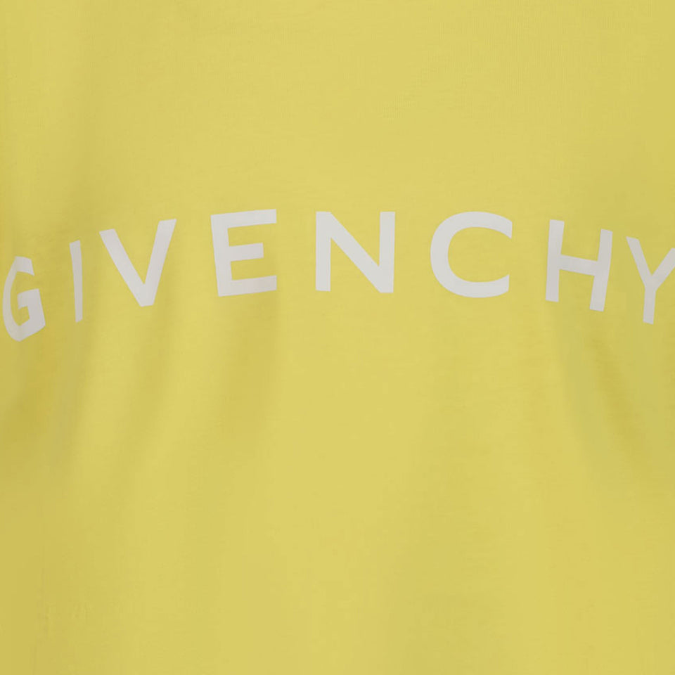 Givenchy Kinder Jongens T-Shirt In Geel