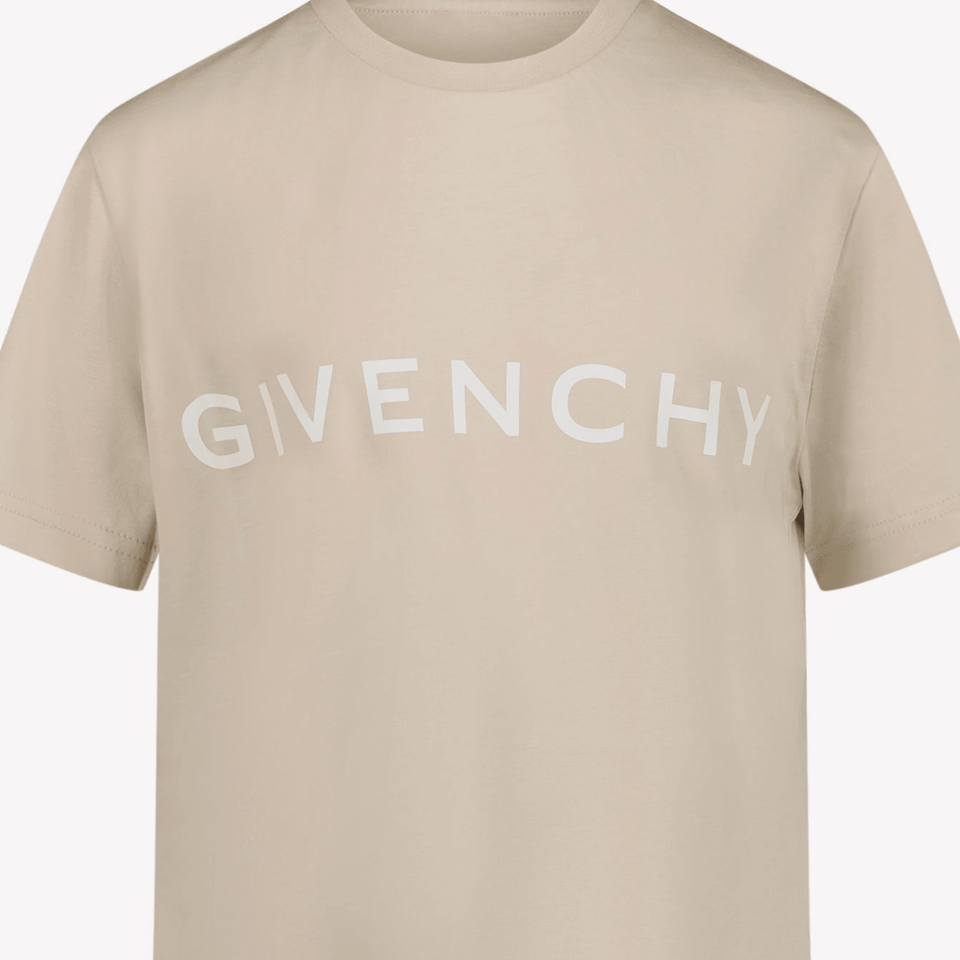 Givenchy Kids Boys in T-Shirt Beige