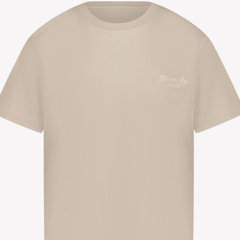 Givenchy Kids Boys in T-Shirt Beige