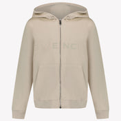 Givenchy Kids Unisex Cardigan in Beige