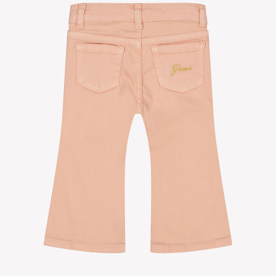 Guess Baby Girls Trousers In Salmon