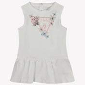 Guess Baby Girls Dress In White