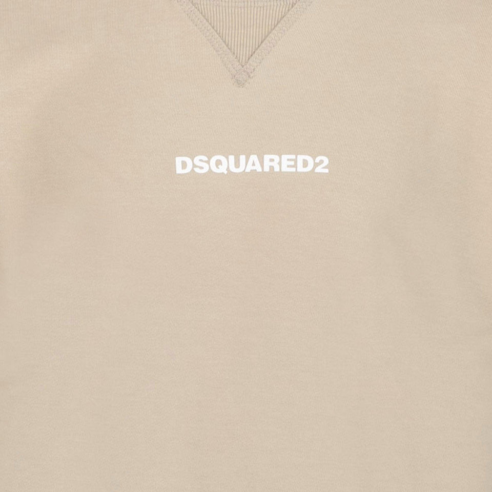 Dsquared2 Kids Boys in T-Shirt Beige