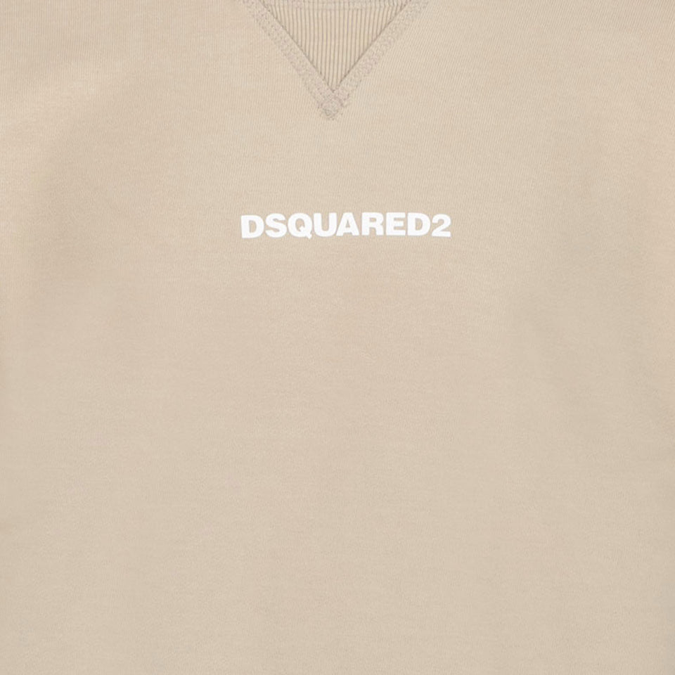 Dsquared2 Kids Boys Sweater in Beige