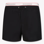 Dsquared2 Kids Boys Swimwear In Black