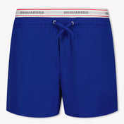 Dsquared2 Kinder Jongens Zwemkleding In Cobalt Blauw