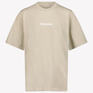 Dsquared2 Kids Boys in T-Shirt Beige